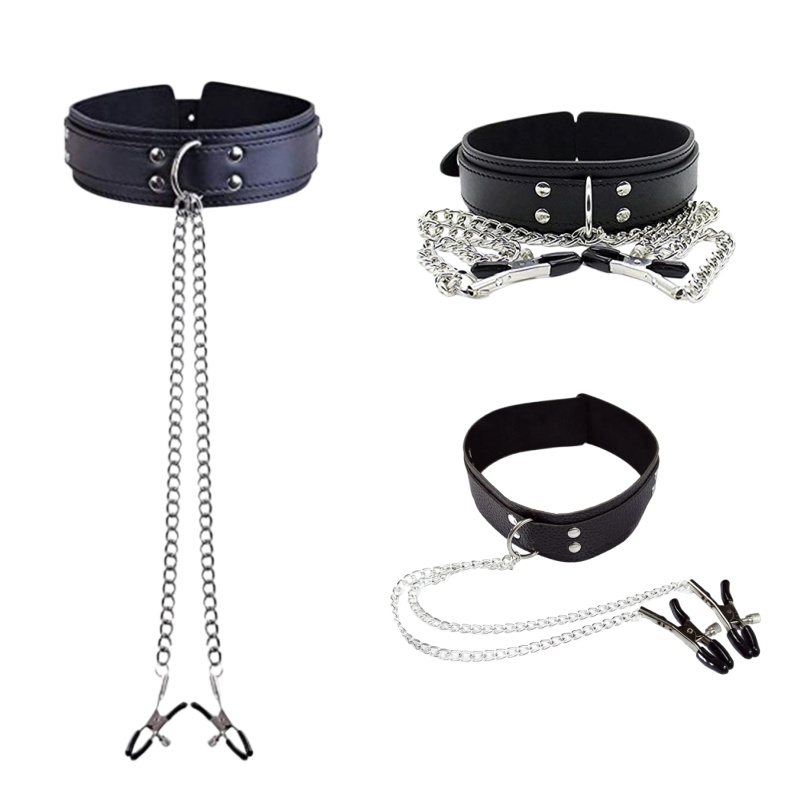 Punk Leather Neck Choker Colla - огляд і ціна Leatherwork Clamp