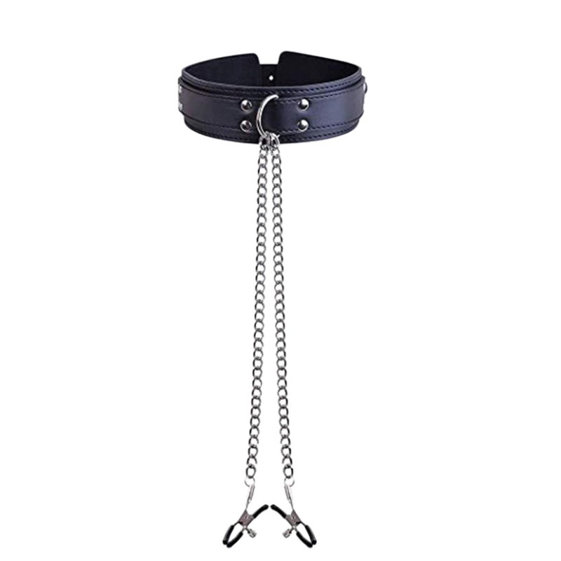 Punk Leather Neck Choker Colla - огляд і ціна Leatherwork Clamp