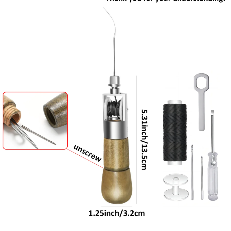 Professional Leather Sewing Aw - огляд і ціна Leatherwork Awl