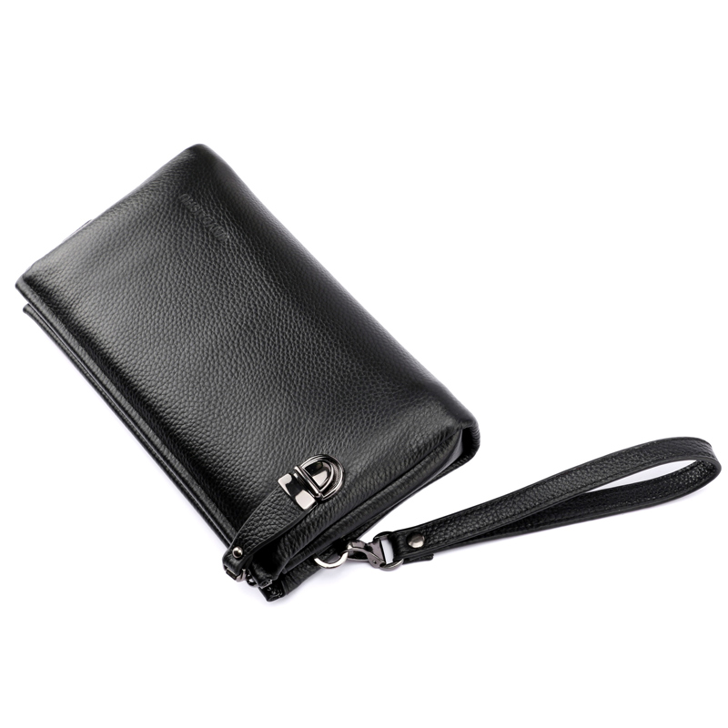 2025 Hand Bag Men Real Cowhide - огляд і ціна Leatherwork Clamp