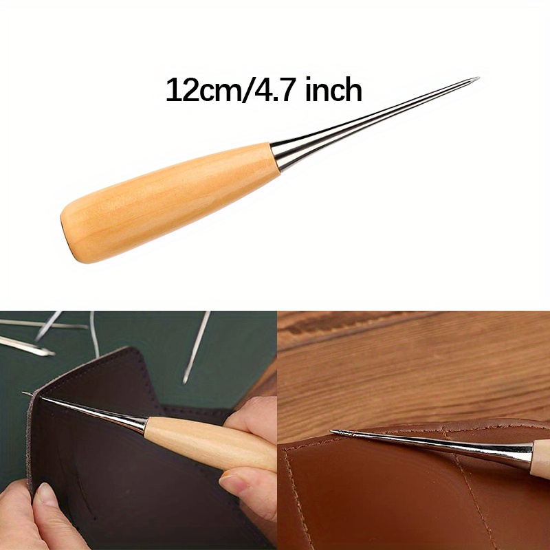 2pcs Leather Hand Stitching Aw - огляд і ціна Leatherwork Awl
