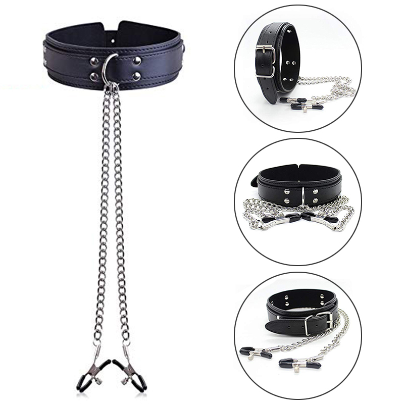 BDSM Fetish Collar Nipple Clam - огляд і ціна Leatherwork Clamp