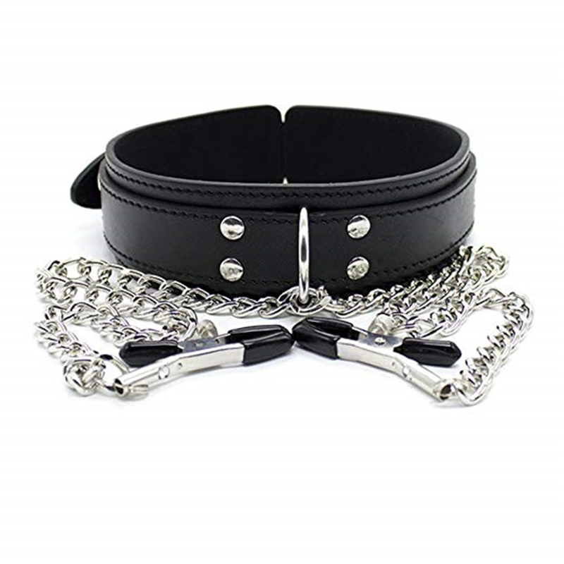 BDSM Fetish Collar Nipple Clam - огляд і ціна Leatherwork Clamp